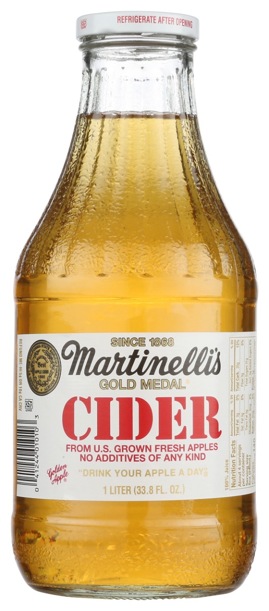 Martinelli KHCH02202946 33.8 fl. oz Apple Cider -  Martinellis