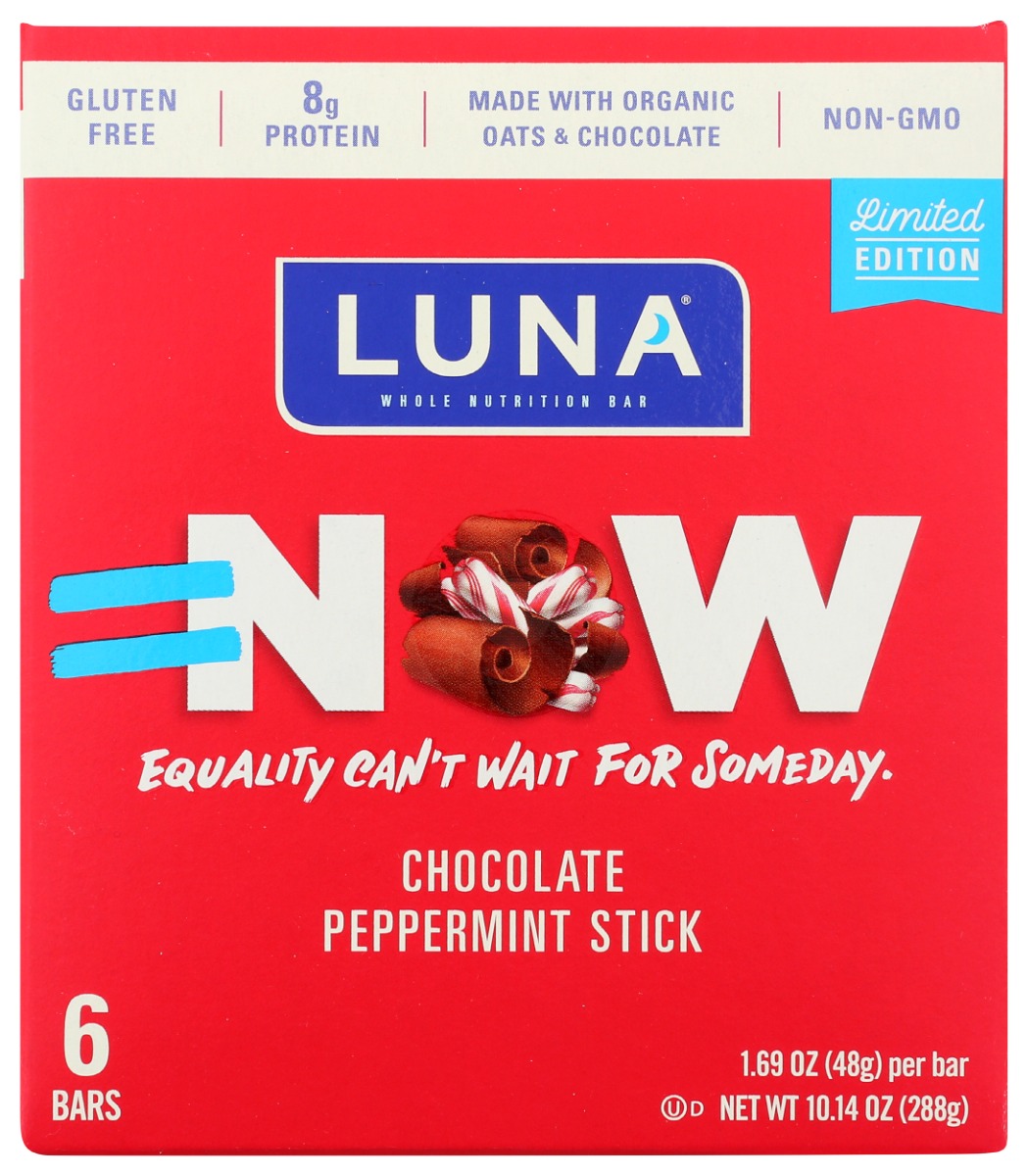 Picture of Luna KHCH00360079 Chocolate Peppermint Stick Nutrition Bar - 10.14 oz