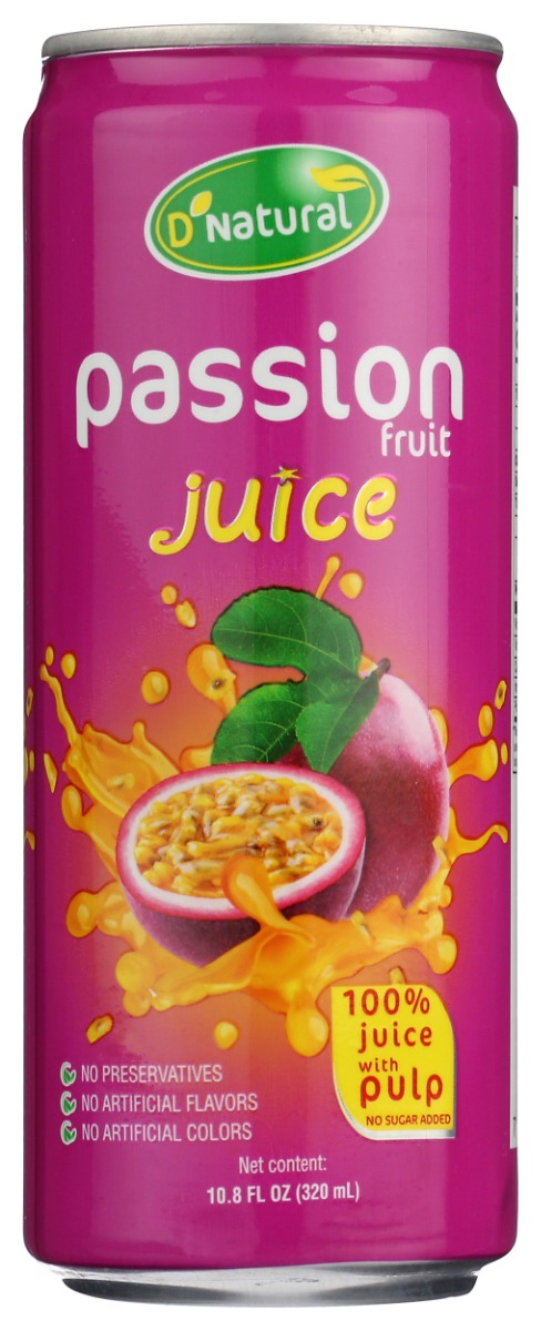 Picture of D Natural KHCH02206579 10.8 oz Juice Fruit Passion Juice