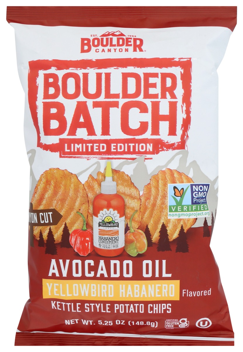 Picture of Boulder Canyon KHLV00394713 5.25 oz Yellowbird Habanero Chips