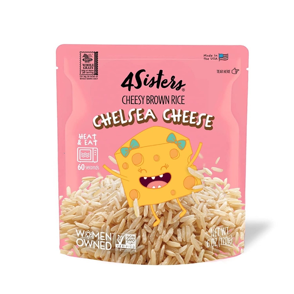 Picture of 4Sisters KHRM00406027 6 oz Chelsea Cheesy Brown Rice