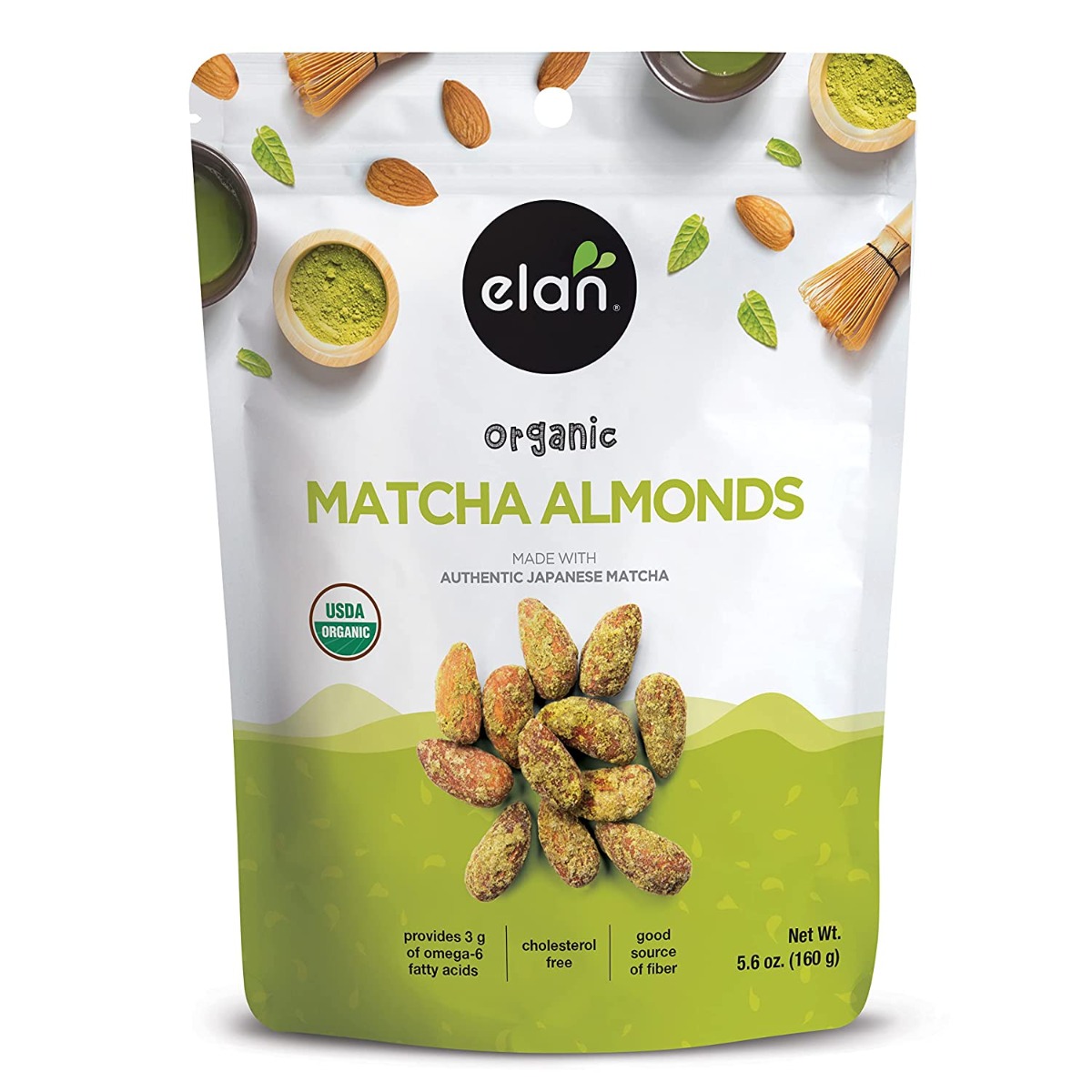 Picture of Elan KHRM00394538 5.6 oz Organic Matcha Almonds