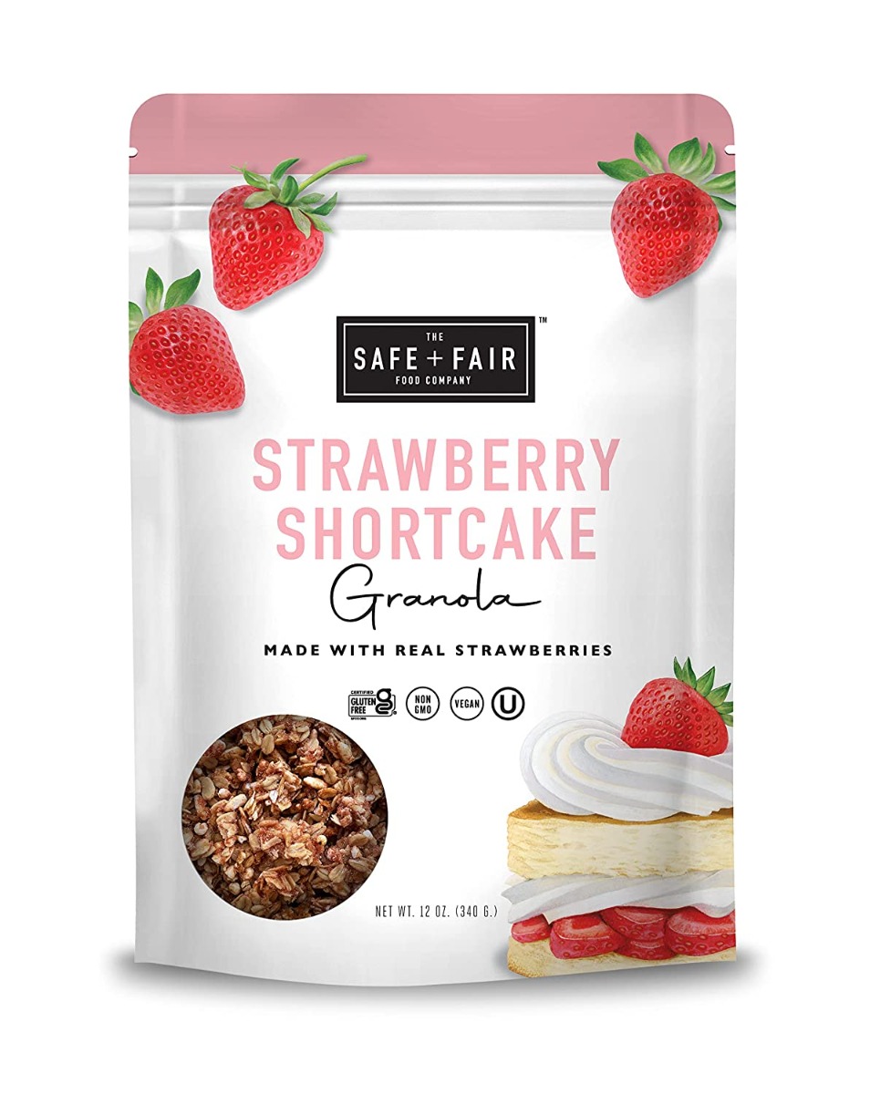 Picture of The Safe & Fair Food KHRM00394566 12 oz Strawberry Shortcake Granola