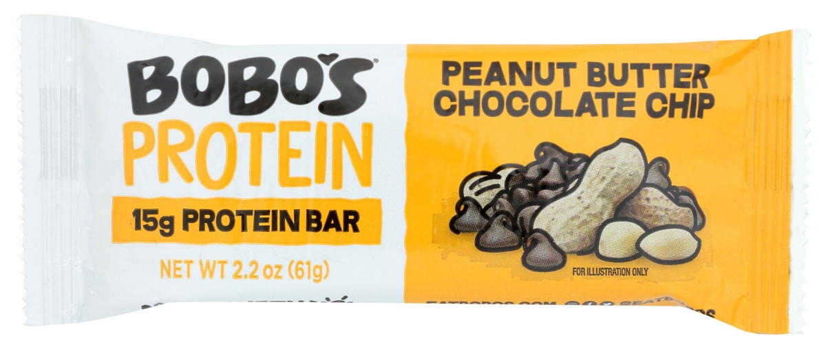 Picture of Bobos Oat Bars KHCH02206862 2.2 oz Chocolate Chip Protein Bar