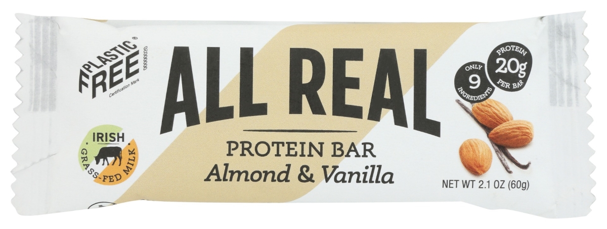 Picture of All Real Nutrition KHRM00406891 2.1 oz Almond Vanilla Protein Bar