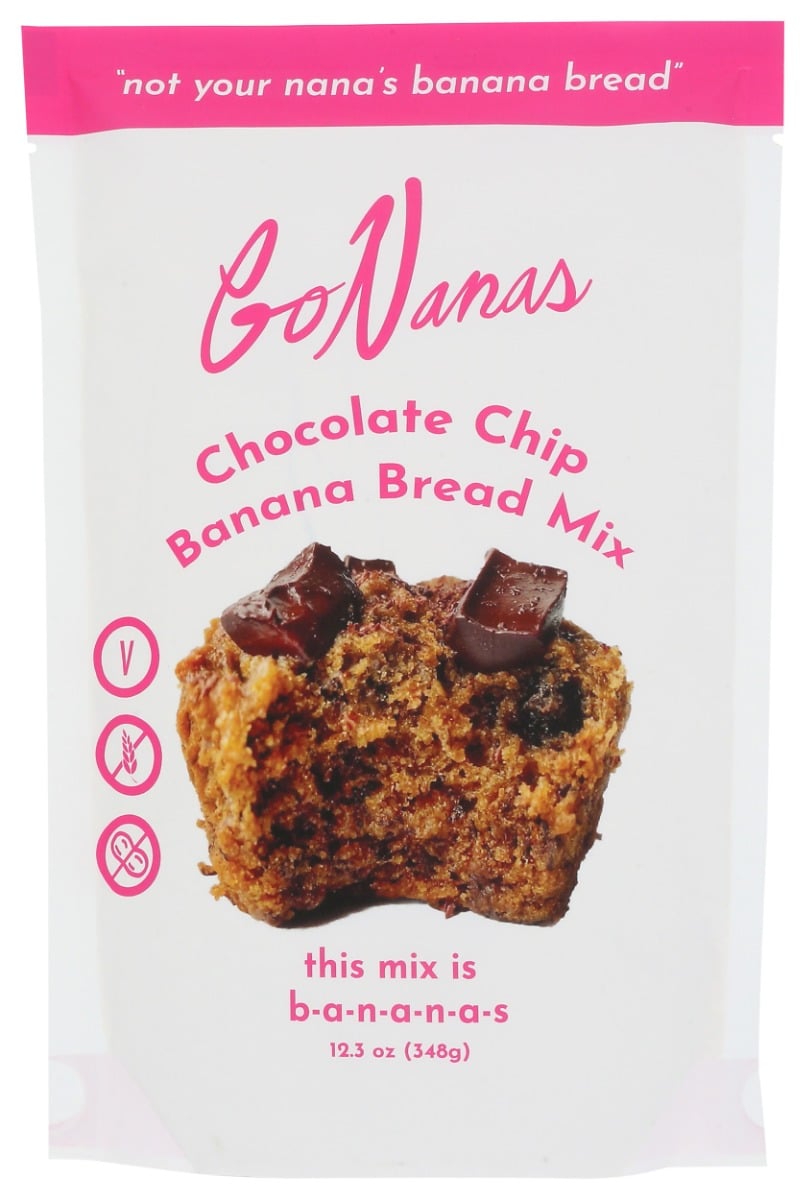 Picture of Gonanas KHRM02300143 12.3 oz Chocolate Chip Banana Bread Mix