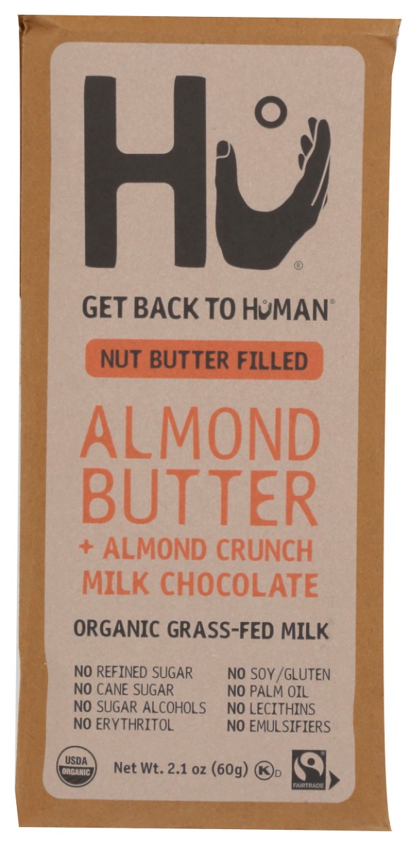 Picture of HU KHCH02200262 2.1 oz Almond Butter & Milk Chocolate Crunch Bar