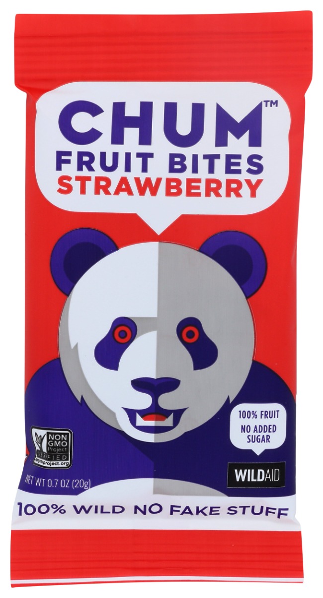 Picture of Chum KHLV00369985 0.07 oz Fruit Strawberry Bites Snacks