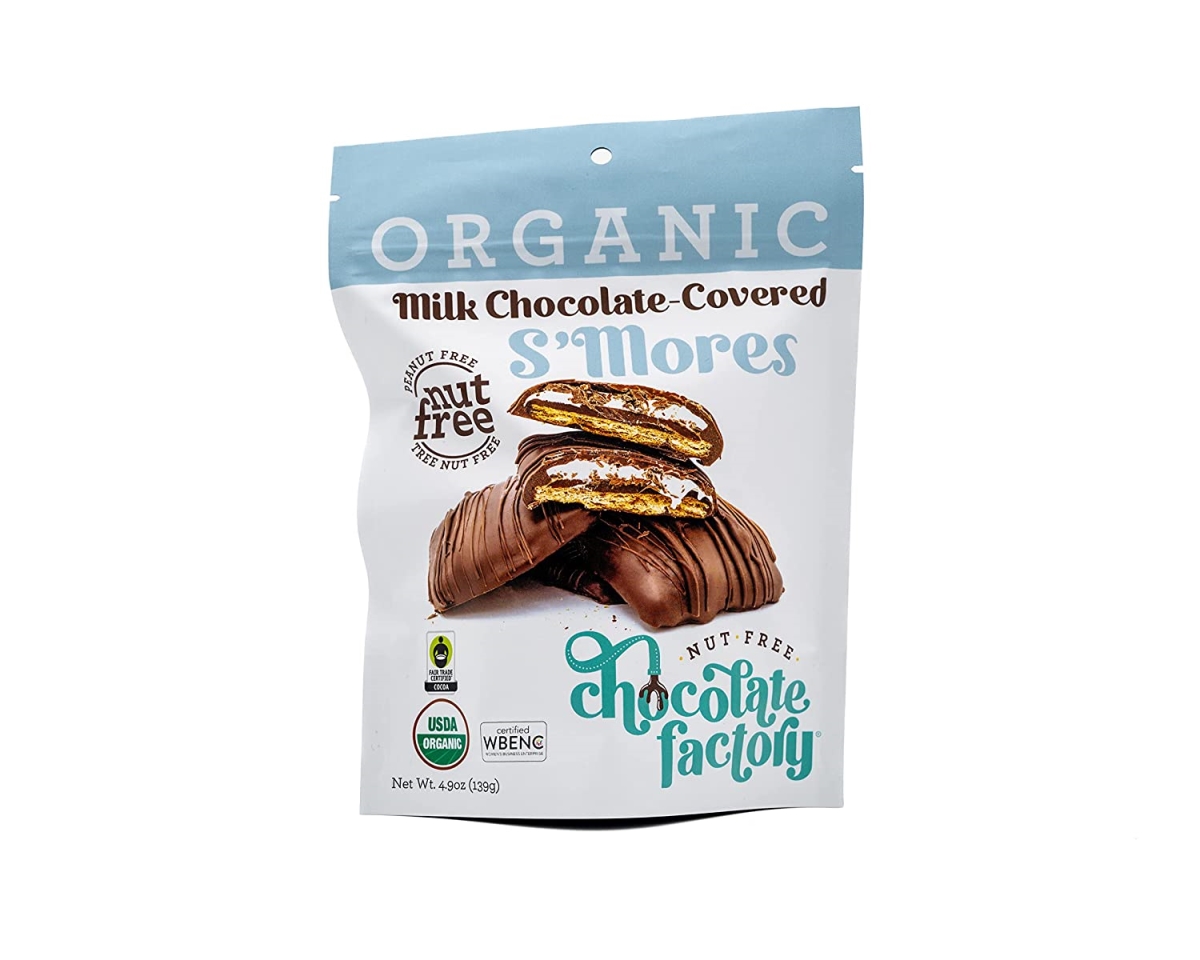 Picture of Nut Free Chocolate Factory KHLV02202799 4.9 oz Organic Milk Chocolate Smores