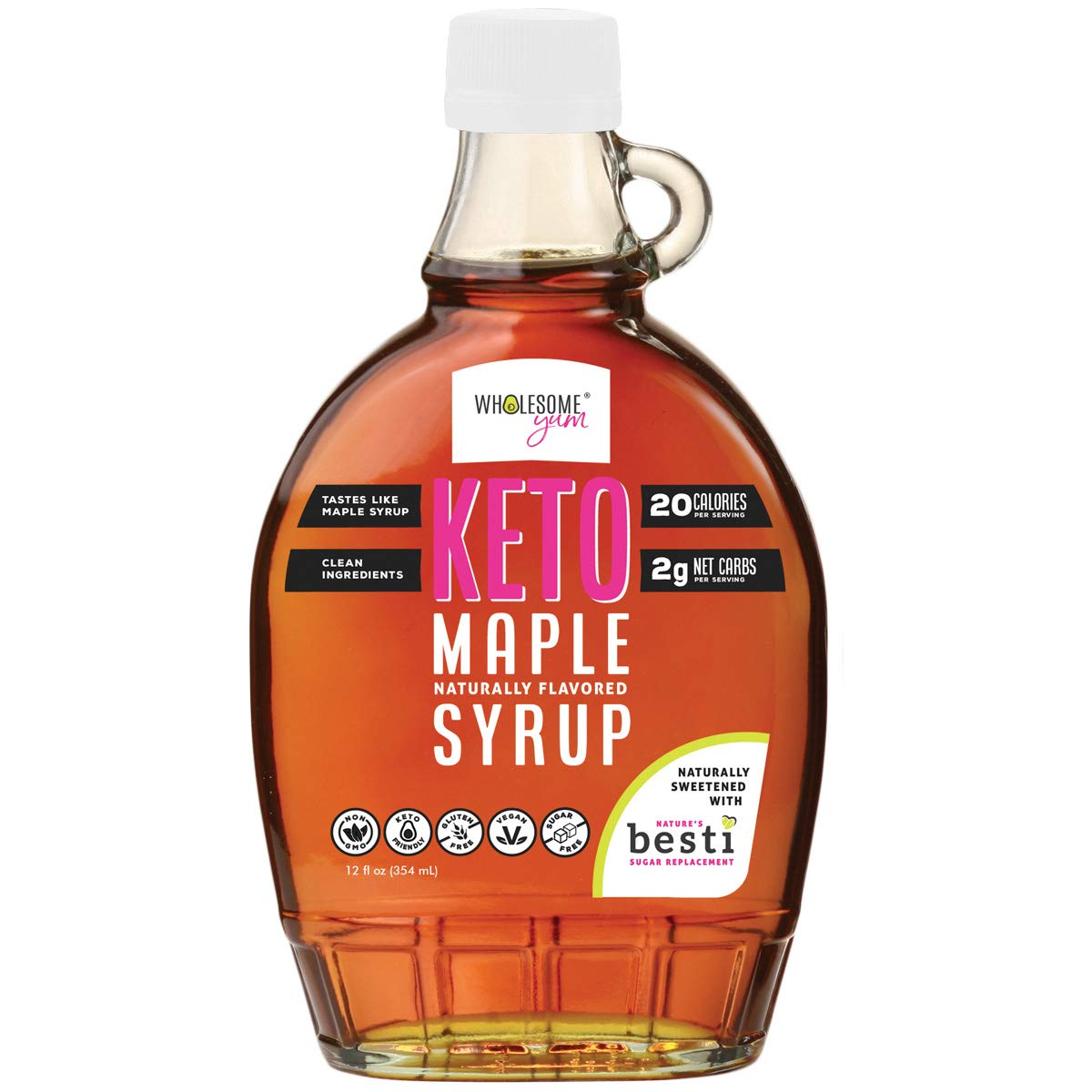 Picture of Wholesome Yum KHCH00393970 12 fl oz Replacement Maple Syrup