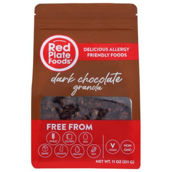 Picture of Red Plate Foods KHCH00375166 11 oz Gluten Free Dark Chocolate Granola