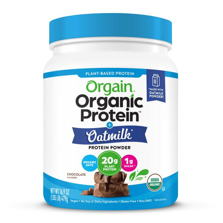 Picture of Orgain KHCH00392096 16.9 oz Organic Protein Oatmilk Plant Based Protein Powder