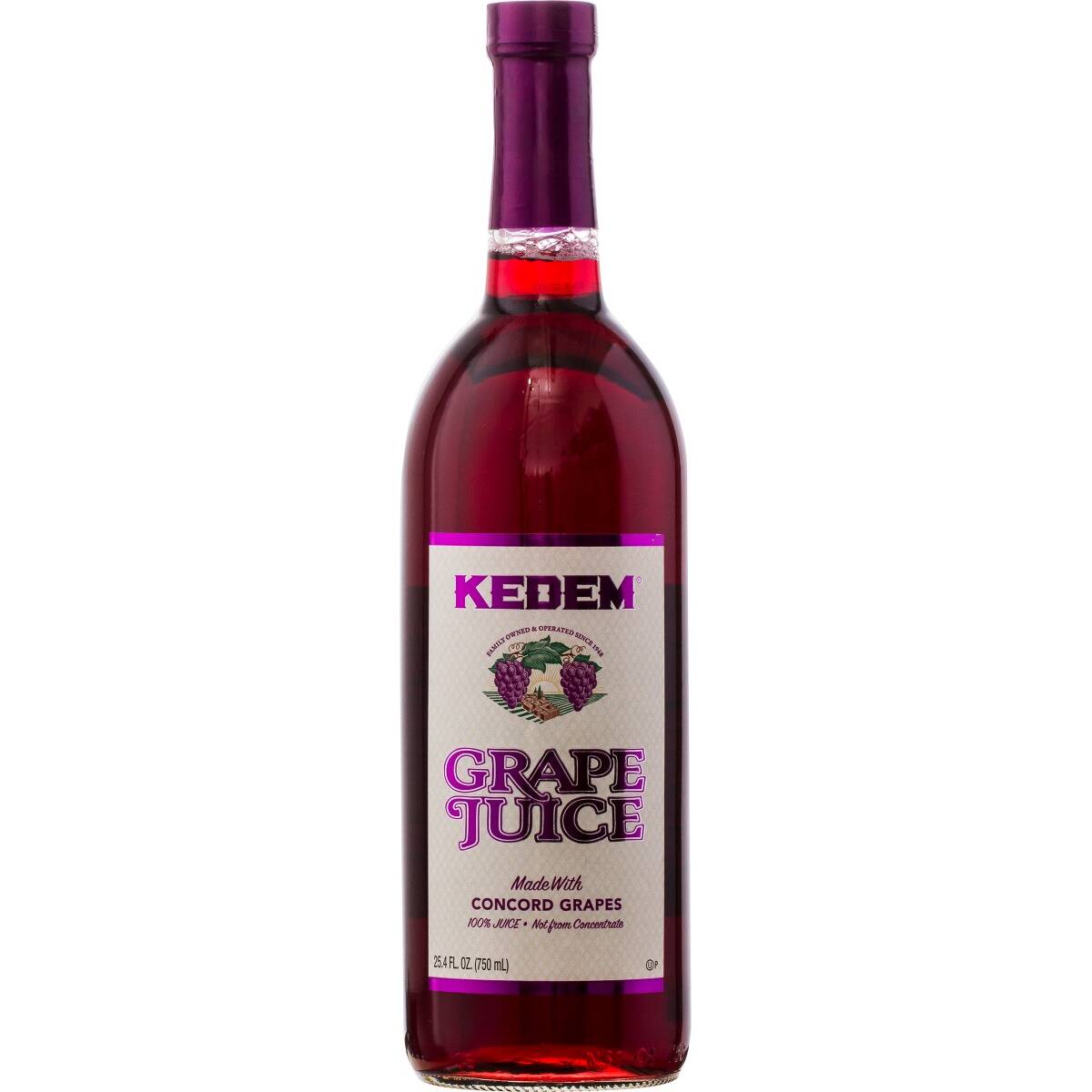 Kedem KHLV00331192 25.4 fl oz Concord Grape Juice -  Kedem Kids