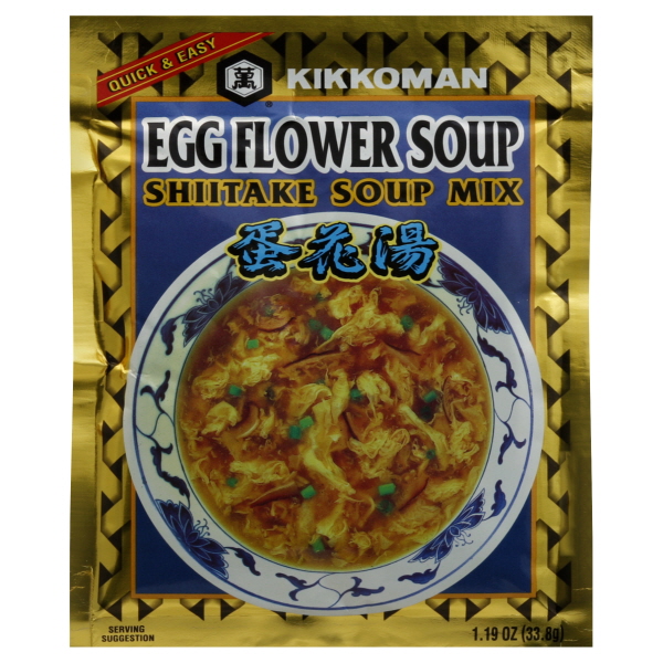 Picture of Kikkoman KHRM00071267 1.19 oz Egg Flower Shiitake Mushroom Soup Mix