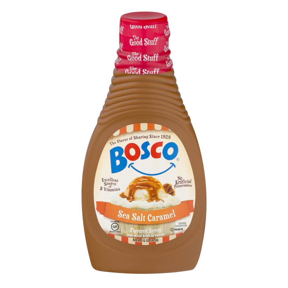 Picture of Bosco KHRM00388156 15 oz Sea Salt Caramel Syrup