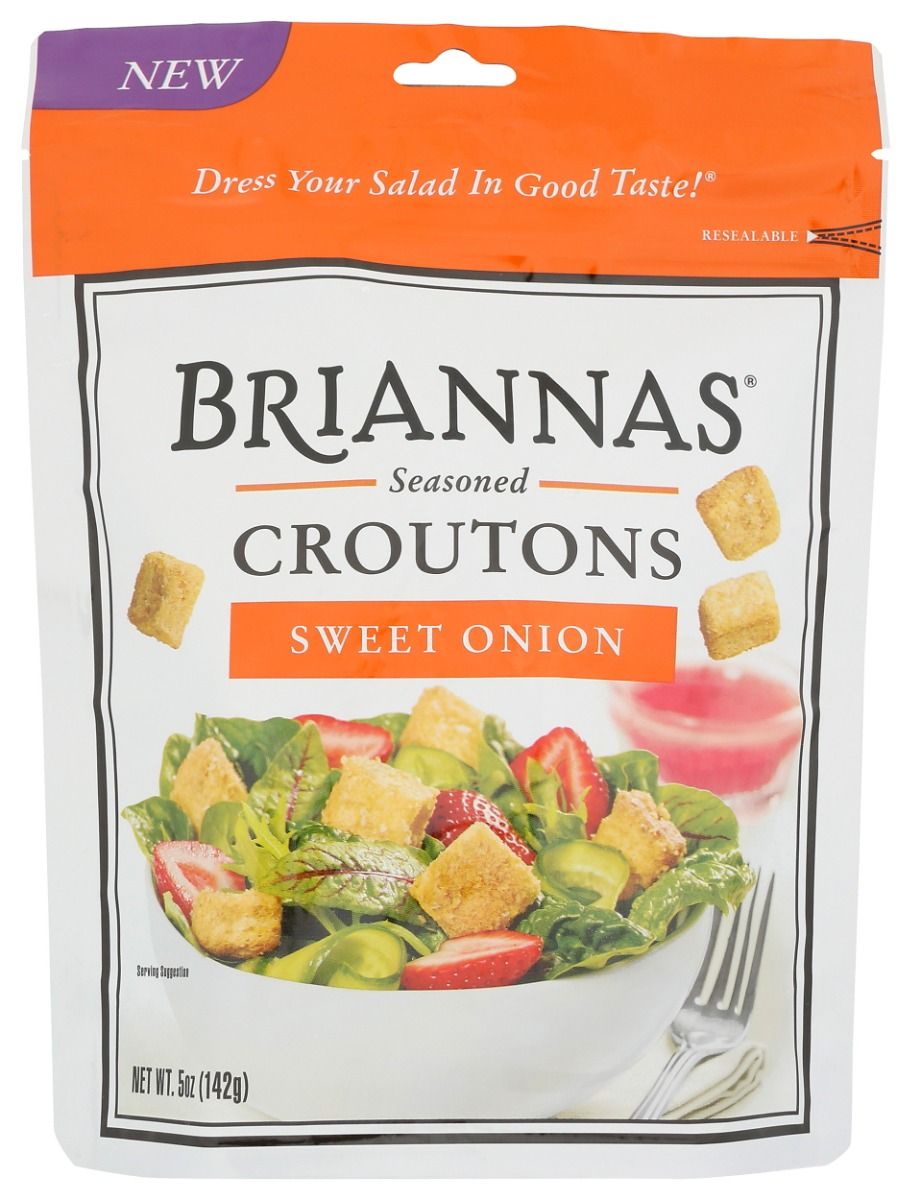 Picture of Briannas KHLV02300472 5 oz Poppy Seed Croutons Bread