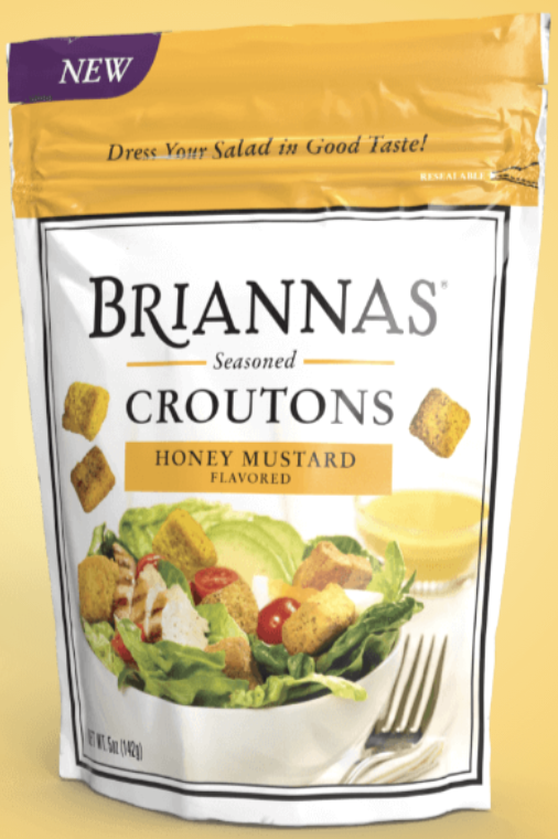 Picture of Briannas KHLV02300474 5 oz Honey Mustard Croutons Bread