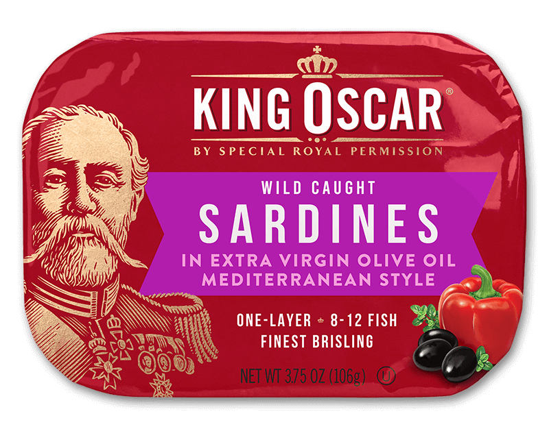 Picture of King Oscar KHCH00391194 3.75 oz Olive Oil Mediterranean Sardine