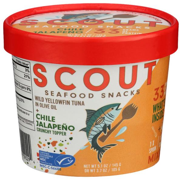 Picture of Scout KHRM02205992 5.1 oz Tuna Chili Jalapeno Snack Kit