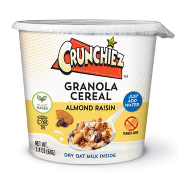 Picture of Crunchiez KHRM02302061 2.4 oz Almond Raisin Granola Cereal