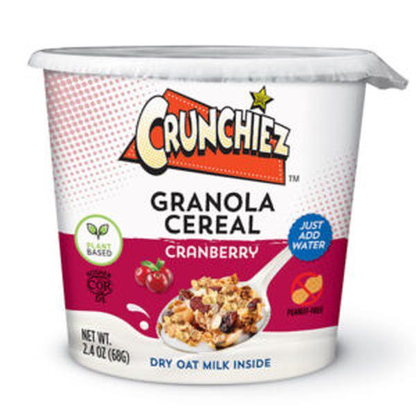 Picture of Crunchiez KHRM02302058 2.4 oz Cranberry Bowl Granola Cereal