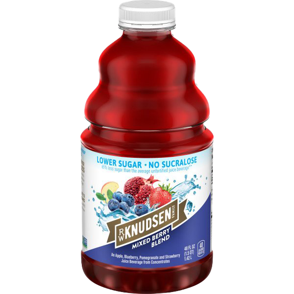 Picture of Knudsen KHRM02207572 48 fl oz Mixed Berry Blend Low Sugar Juice