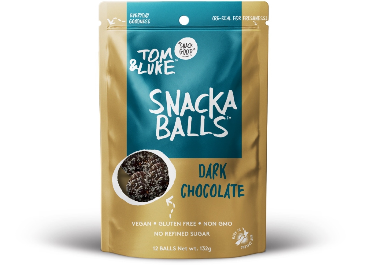 Picture of Tom & Luke KHRM02206669 3.5 oz Original Dark Chocolate Snackaballs