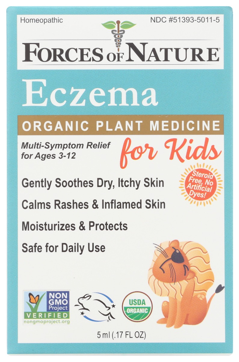 Picture of Forces of Nature KHLV02207769 5 ml Eczema Relief Medicine for Kids