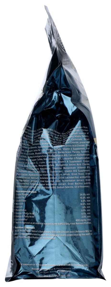 Picture of Blue Buffalo KHLV02206314 4.5 lbs Adult Chicken Wilderness Dog Food