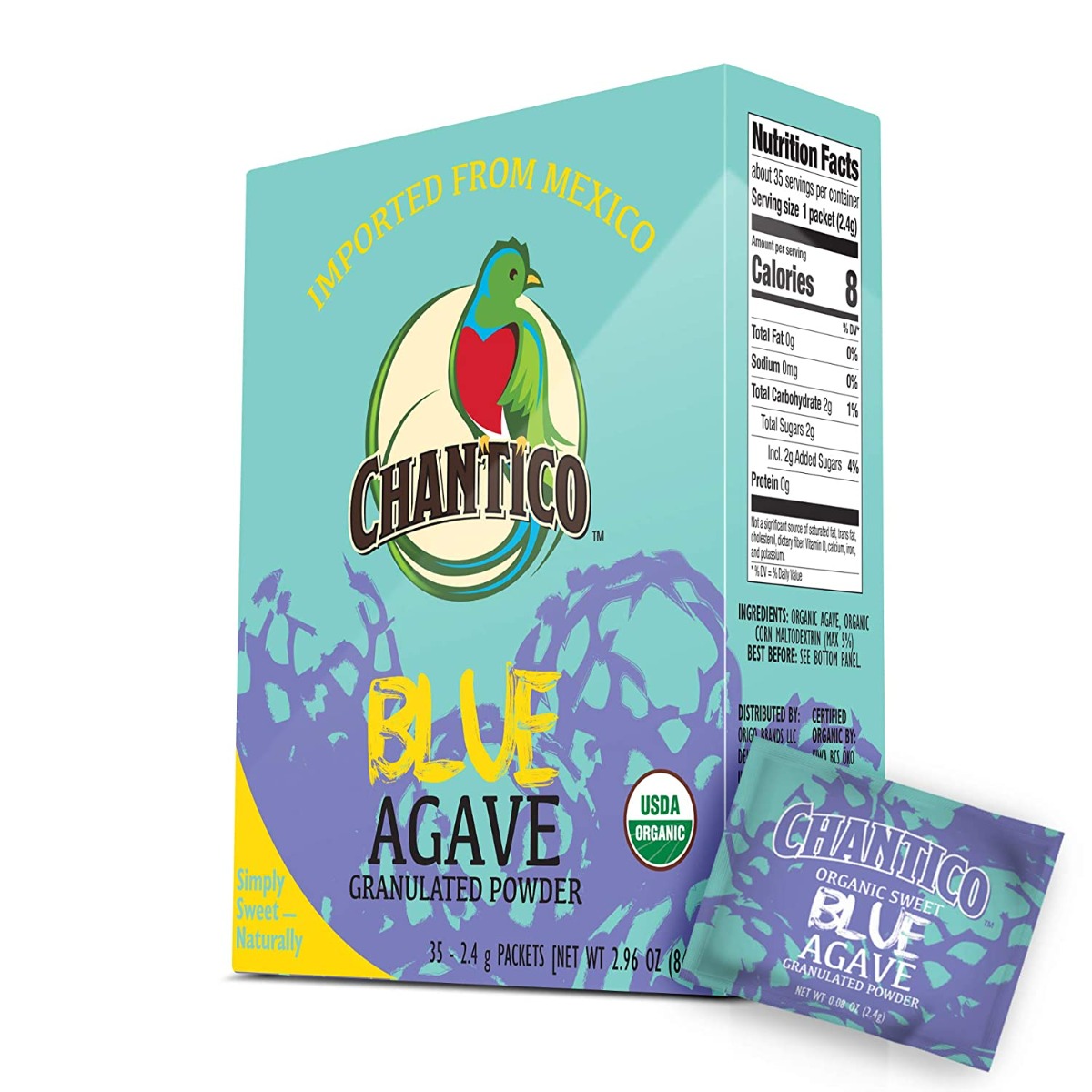 Picture of Chantico Agave KHRM02208976 Blue Agave Granulated Powder, 35 Each