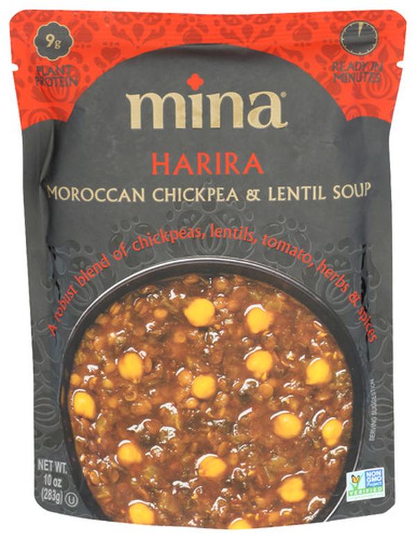 Picture of Mina KHRM02207408 10 oz Chickpea & Lentil Soup