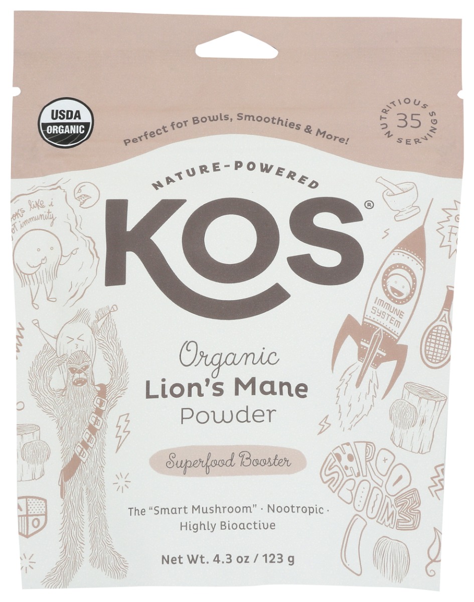 Picture of KOS KHCH02206661 4.3 oz Organic Lions Mane Powder