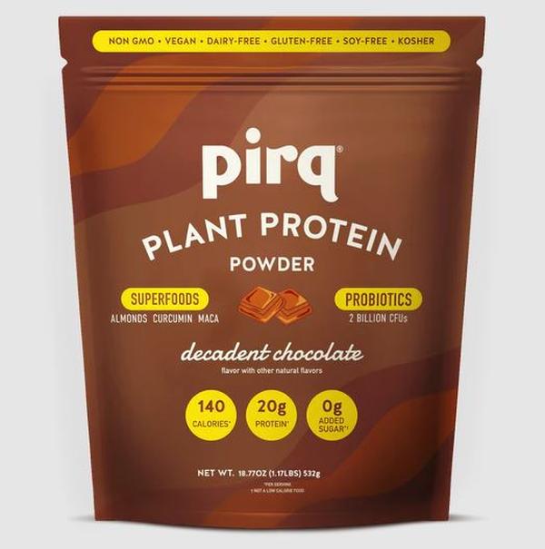 Picture of Pirq KHRM02208690 1.17 lbs Decadent Chocolate Plant Protein Powder