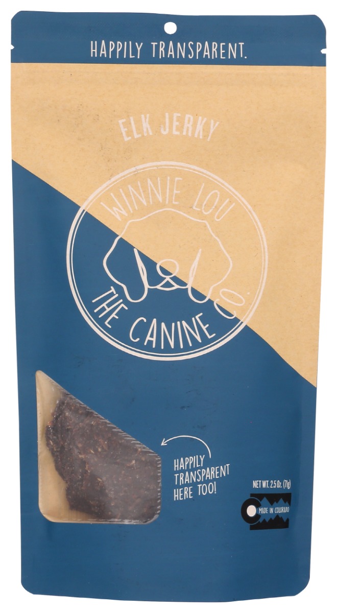 Picture of Winni Lou - The Canine KHCH00407727 2.5 oz Elk Jerky for Dogs