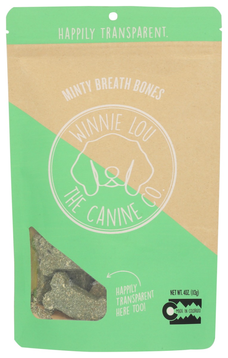 Picture of Winni Lou - The Canine KHCH00407724 4 oz Minty Breath Bones for Dogs