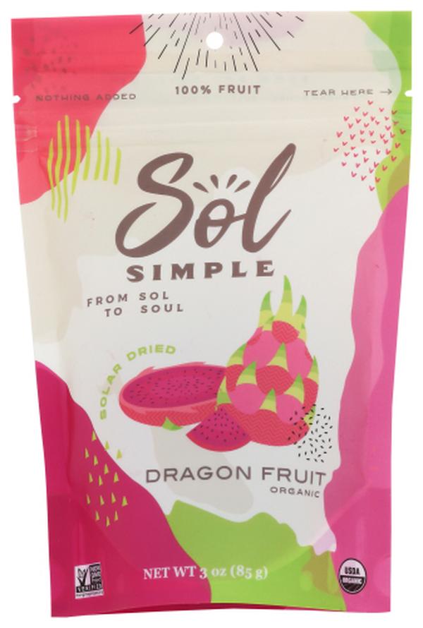 Picture of Sol Simple KHCH00390230 3 oz Solar Organic Dried Dragon Fruit