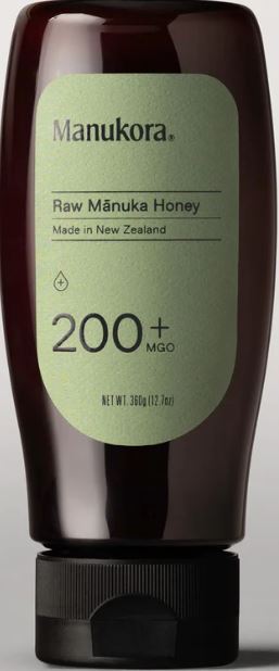 KHCH02300688 12.7 oz MGO 200 Plus Raw Manuka Honey Squeeze Bottle -  Manukora