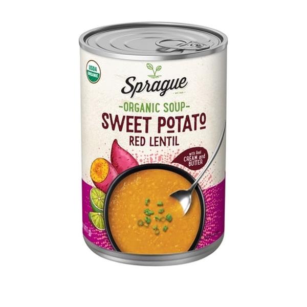 Picture of Sprague KHLV00399306 14.5 oz Organic Sweet Potato Red Lentil Soup