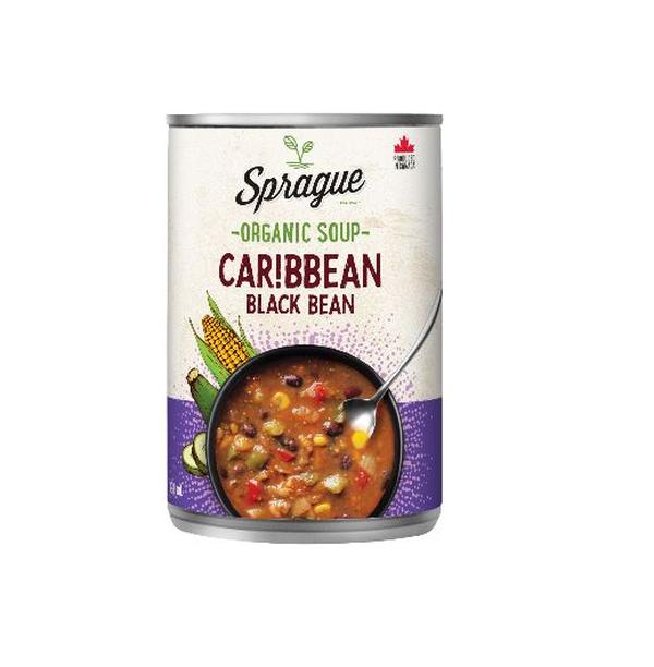 Picture of Sprague KHLV00399282 15 oz Organic Caribbean Black Bean Soup