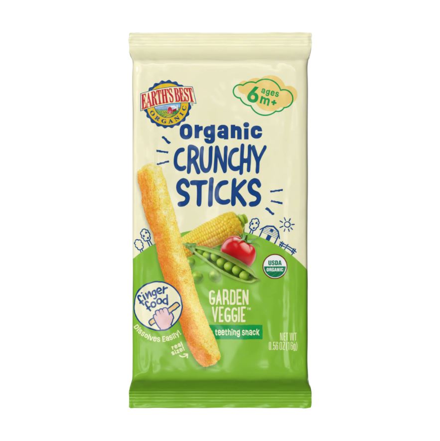 Picture of Earths Best KHCH02300163 0.56 oz Organic Crunchy Garden Veggie Sticks