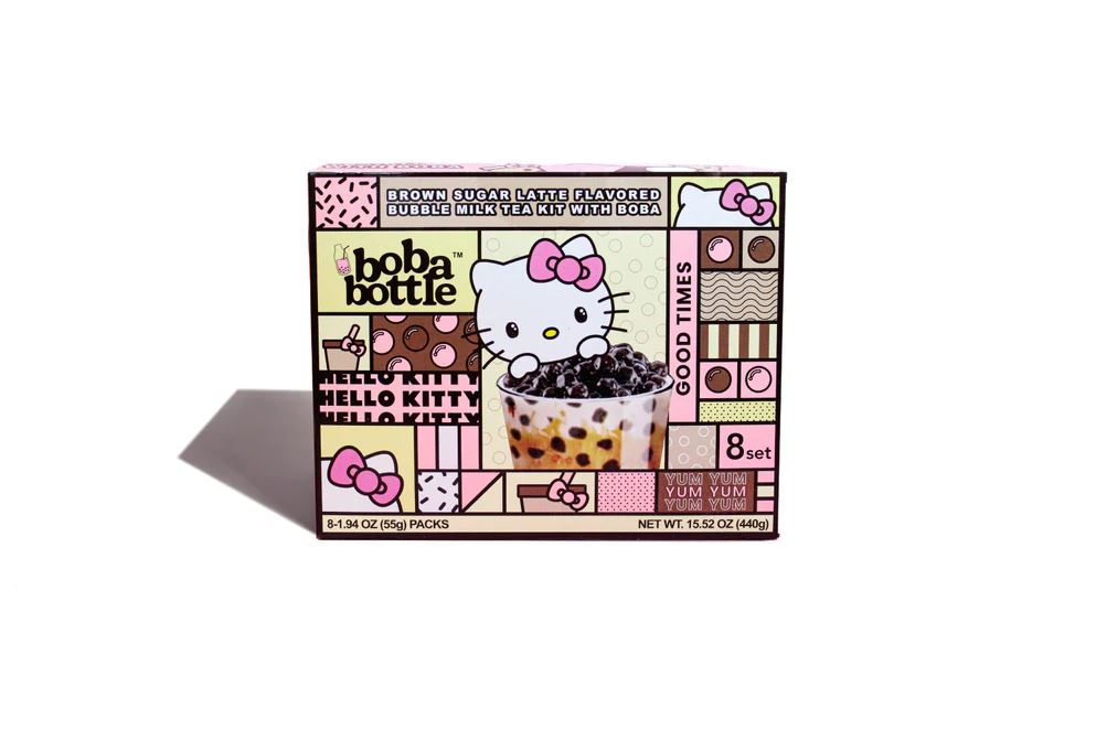 Picture of Asha KHRM02204857 15.52 oz Hello Kitty Boba Kit Brown Sugar Milk Tea