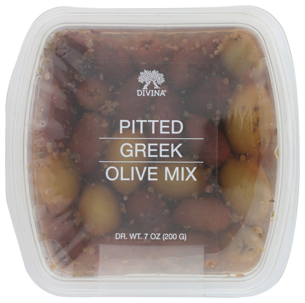 Picture of Divina KHRM00404075 7 oz Pitted Greek Olive Mix