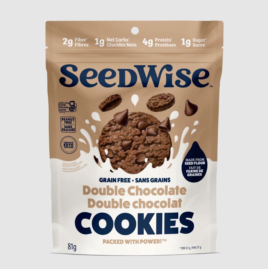 Picture of Seedwise KHCH02302956 2.85 oz Double Chocolate Cookies