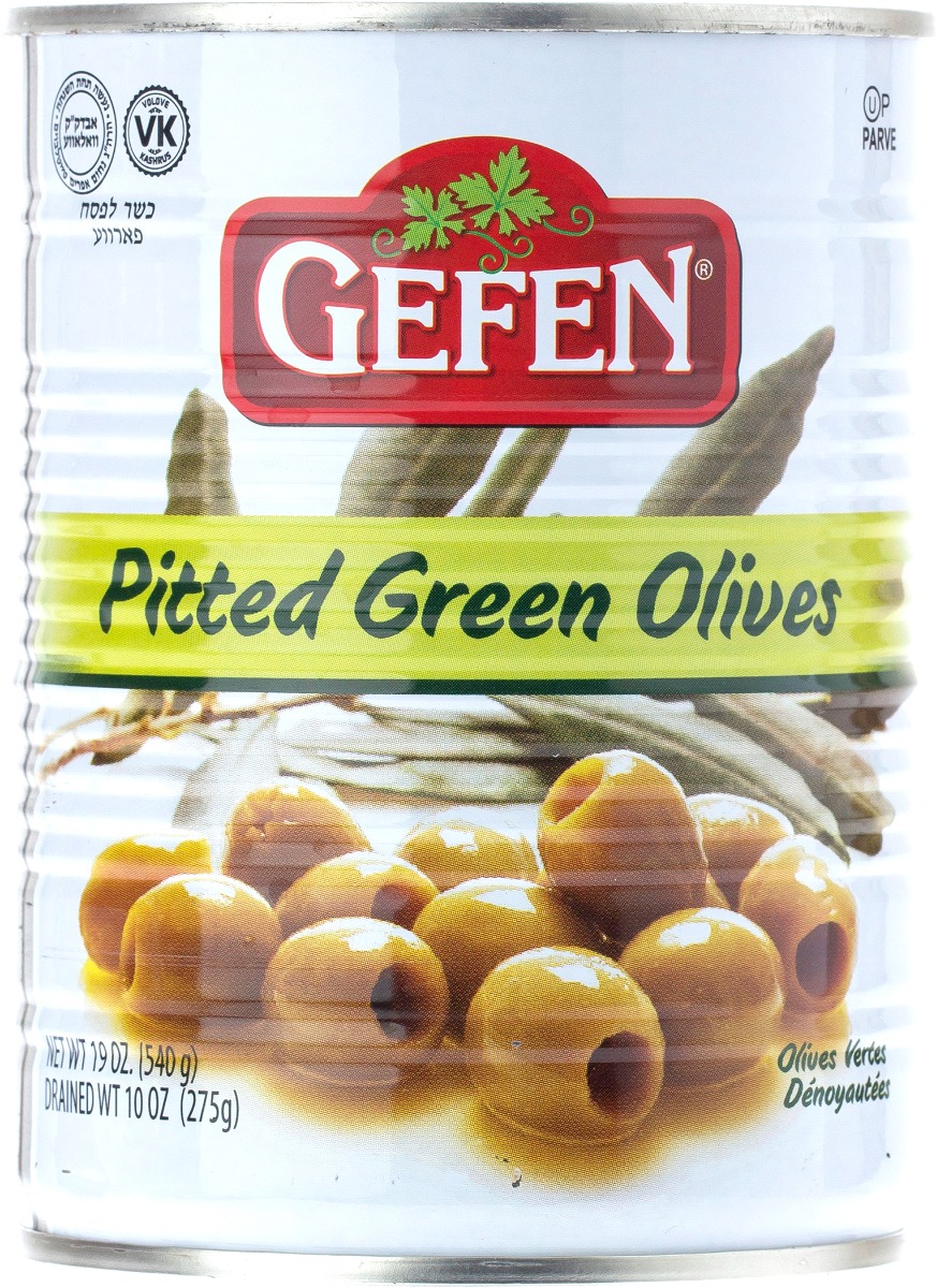 Picture of Gefen KHRM00389722 19 oz Pitted Green Olives