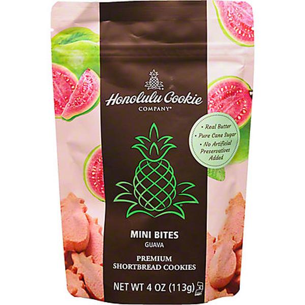 Picture of Honolulu Cookie KHCH02209604 4 oz Cookie Guava Shortbread Mini Bites