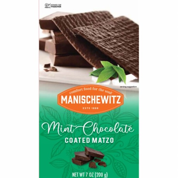 Picture of Manischewitz KHRM00390585 7 oz Coated Matzo Mint Chocolate