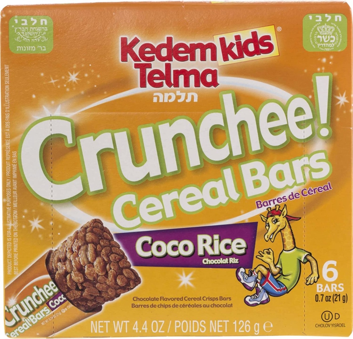 Picture of Kedem KHRM00345648 4.4 oz Coco Kids Cereal Bar