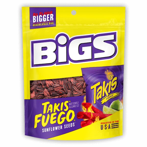 Picture of Bigs KHRM00396363 5.3 oz Takis Fuego Sunflower Seeds