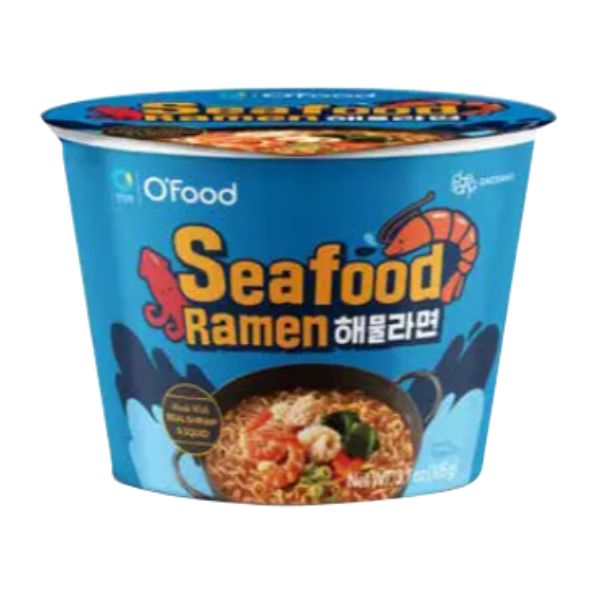 Picture of Ofood KHRM02303677 3.7 oz Seafood Ramen Noodle Soup
