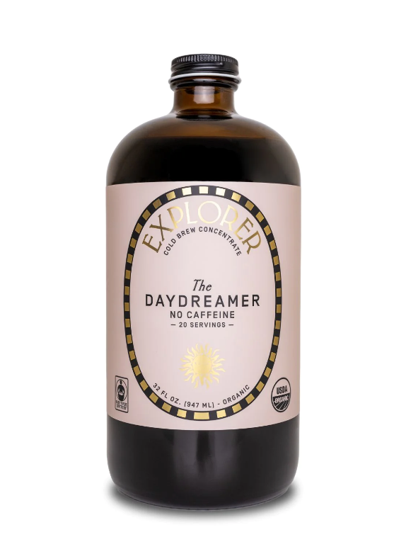 Picture of Explorer Cold Brew KHRM02303394 32 fl oz The Daydreamer 99.9 Percent Caffeine Free Cold Brew Concentrate Coffee